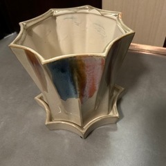 3500円 アクタス購入　値下不可 新品 ASHGREY ロイヤルオクタゴン L 植木鉢 八角形の画像
