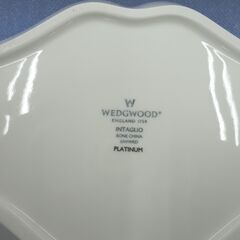 美品！ WEDGWOOD ウェッジウッド プレート インタグリオ プラチナ ダイヤディッシュ 食器 お皿 西岡店の画像
