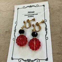 ハンドメイド　イヤリングの画像