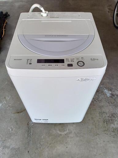 SHARP 美品 全自動洗濯機 ES-GE5A 2017年製