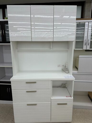 ★ジモティ割あり★ ニトリ レンジボード 白 H190×D42×W99.5 クリーニング済み TJ5891