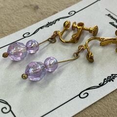 ハンドメイド　イヤリングの画像