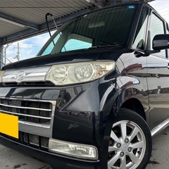 走行10万キロ台‼️月々9千円〜分割可❗️車検2年付き！【名義変更代込み】広い車内！大人気‼️ダイハツ タントカスタム☆SDナビ付き☆☆ETC付き☆走行中DVD観れます☆純正アルミ☆電動スライドドア☆ドライブレコーダー☆そのまま乗って帰れます！の画像