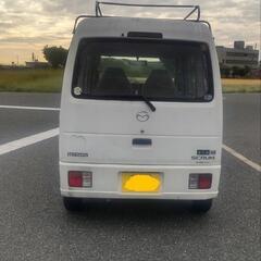 譲渡済み車検令和6年6月 エブリィ スクラム  5速 希少マニュアル 配達  キャリア付　13万円 バン キャンプの画像