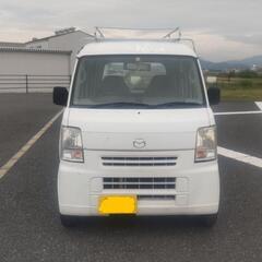 譲渡済み車検令和6年6月 エブリィ スクラム  5速 希少マニュアル 配達  キャリア付　13万円 バン キャンプの画像