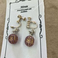 ハンドメイド　イヤリング