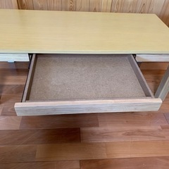 🌸家具 テーブル センターテーブル　引き出し付の画像