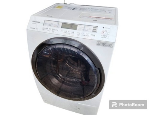 【2021年製】Panasonicドラム式洗濯機 11kg 右開き パナソニック クリスタルホワイト NA-VX800BR