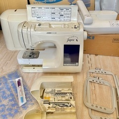 終わり 刺しゅうミシンJUKIコンピューターミシHZL-009刺...