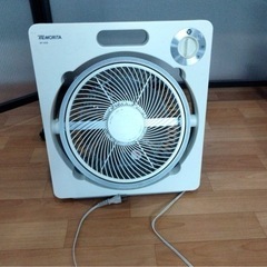 森田電工　角型扇風機 MF-X25B　ボックス扇