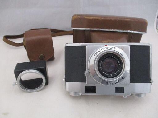 [780]オリンパス　カメラ　35-S　ケース付き　現状品　アンティーク