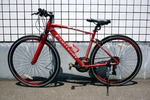 ☆クロスバイク FORTERA CIELO 21段変速 700×28C 赤 フォルテラ