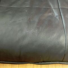 2WAY リクライニングソファー合皮　　あげます。の画像