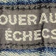 JOUER AUX ECHECS ウォッシングスリムブーツカットパンツの画像