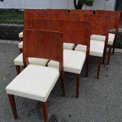 引き取り限定 椅子 ダイニングチェア 15脚セット 背もたれダー...