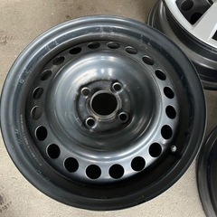ホンダフィット純正スチールホイール　4本セット　令和3年式GR3の画像
