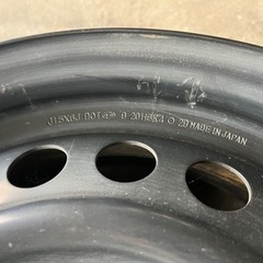 ホンダフィット純正スチールホイール　4本セット　令和3年式GR3の画像