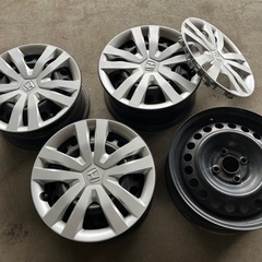 ホンダフィット純正スチールホイール　4本セット　令和3年式GR3の画像