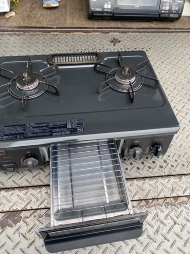 福岡市内配送無料　2023年　都市ガス あんしんコンロ 幅56㎝コンパクトガステーブル IC-S37-R 都市ガス(13A)用/右強火