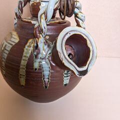 値下げました。1,000円 信楽焼 特大急須の画像