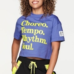☆新品☆Zumba Rhythm Soul Crop Top Z...