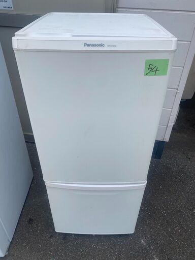 NO54❗️北九州市配送無料　2019年式 パナソニック 冷蔵庫 2ドア 138L マットバニラホワイト NR-B14BW-W