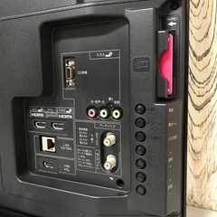 即日受渡❣️シャープ AQUOS 32型 2画面分割機能 HDMI×2 エッジ型LEDバックライト 10500円の画像
