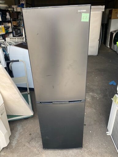 NO67❗️北九州市配送無料　2019年式 アイリスオーヤマ 冷蔵庫 162L 家庭用 幅47.4cm 冷凍室62L 右開き ブラック IRSE-16A-B スリム 省エネ 節電 大容量 静音設計 東京ゼロエミポイント