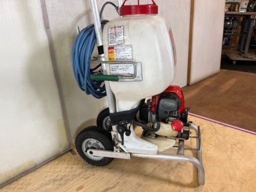 移動式キャリー付！ホース20ｍ　ロビン　きりふじ　背負動噴　ワンダー4　４サイクル