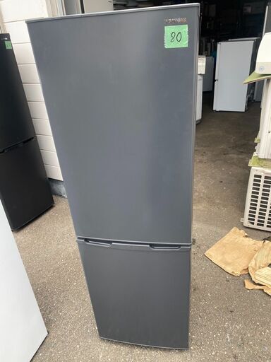 NO80❗️ 北九州市内配送無料　2021年式 冷蔵庫 グレー IRSE-16A-HA [幅47.4cm /162L