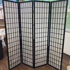 180cm　和風 スクリーン 4連 障子 屏風 パーティション パーテーションの画像
