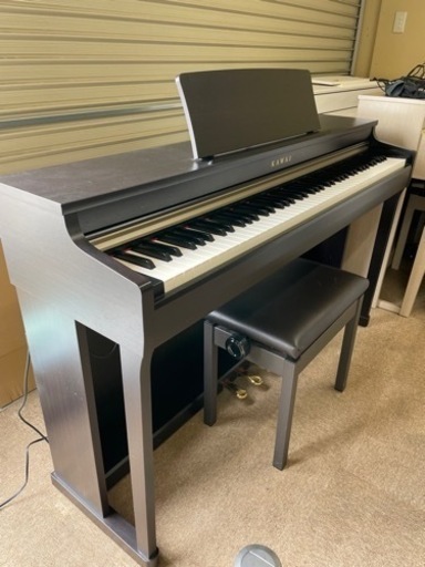 2016年製中古美品、配送可能　KAWAI 電子ピアノ CN25R高低調整可能椅子、 