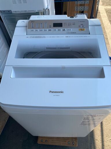 NO89❗️ 配送設置無料 パナソニック Panasonic NA-FA80H5-W [全自動洗濯機 8kg ホワイト]