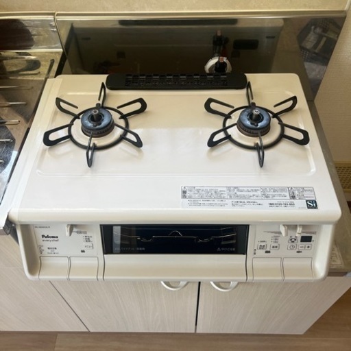 LPガス パロマ ガステーブル PA-360WHA-R LPG WHITEラクック付き