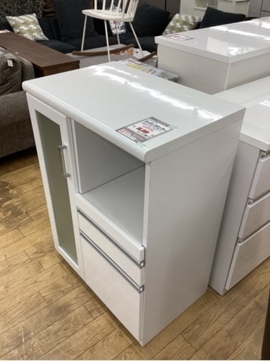 KE-44【新入荷　リサイクル品】クラフトコガ　キッチンカウンター　白