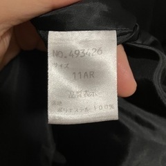 喪服　黒ワンピース　11号の画像