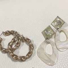 極美品♡プチプラのあや　大人気即完売！ピアス2種セット　フープピアス