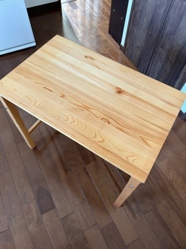無印良品　パイン材テーブル・折りたたみ式