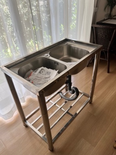 新品未使用二層式シンク