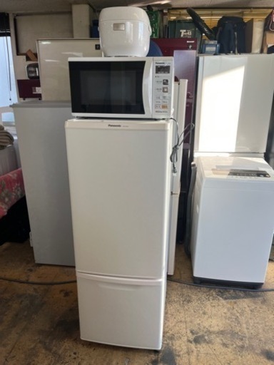 近隣送料無料!! 絶対お得!! Panasonic 3点セット 冷蔵庫＆電子レンジ＆ジャー炊飯器
