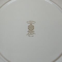 ミントン ハドンホール 50周年記念特別版 金彩BBプレート 27×24cm 未使用品の画像