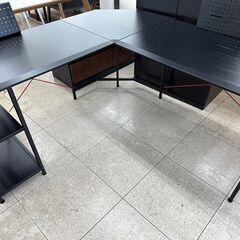 ★ジモティ割あり★ ニトリ デスク 黒 H72×D160×W160 クリーニング済み TJ5905