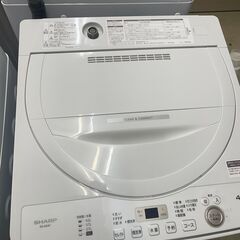 リサイクルショップどりーむ荒田店　No12218 洗濯機　２０２２年製　シャープ　４．５ｋｇ　高年式♪　美品♪　一人暮らしにおすすめ♪の画像