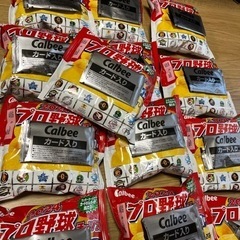 プロ野球チップスカード無し23袋の画像