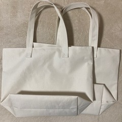 チャック付き　トートバック