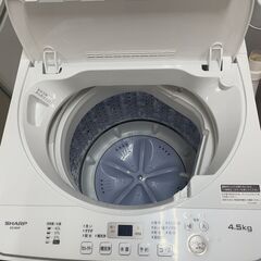 リサイクルショップどりーむ荒田店　No12226 洗濯機　シャープ　２０２２年製　高年式　美品　４．５ｋｇの画像