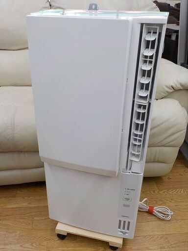 美品！2023年製！コロナ リララ ウインドエアコン 冷暖房兼用タイプ CWH-A1823R テラス窓用取り付け枠付き ReLaLa　