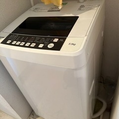 2018年の洗濯機の画像