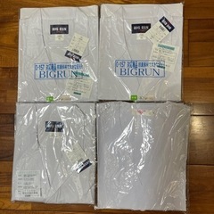 白衣（大きめ）　男性用調理4着