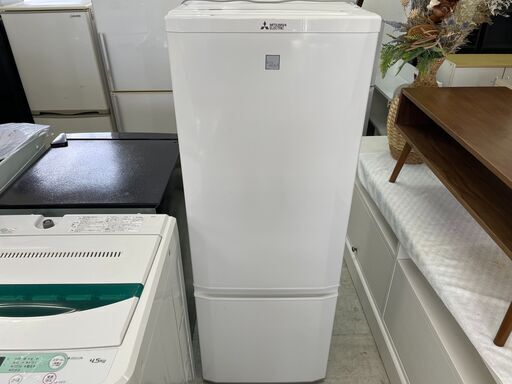 三菱168L冷蔵庫　2017年製！分解クリーニング済み！！